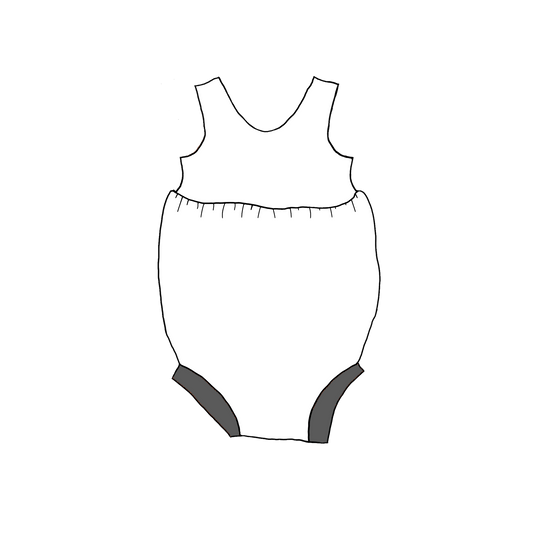 Nancy Short Romper - Oh Sew Winter