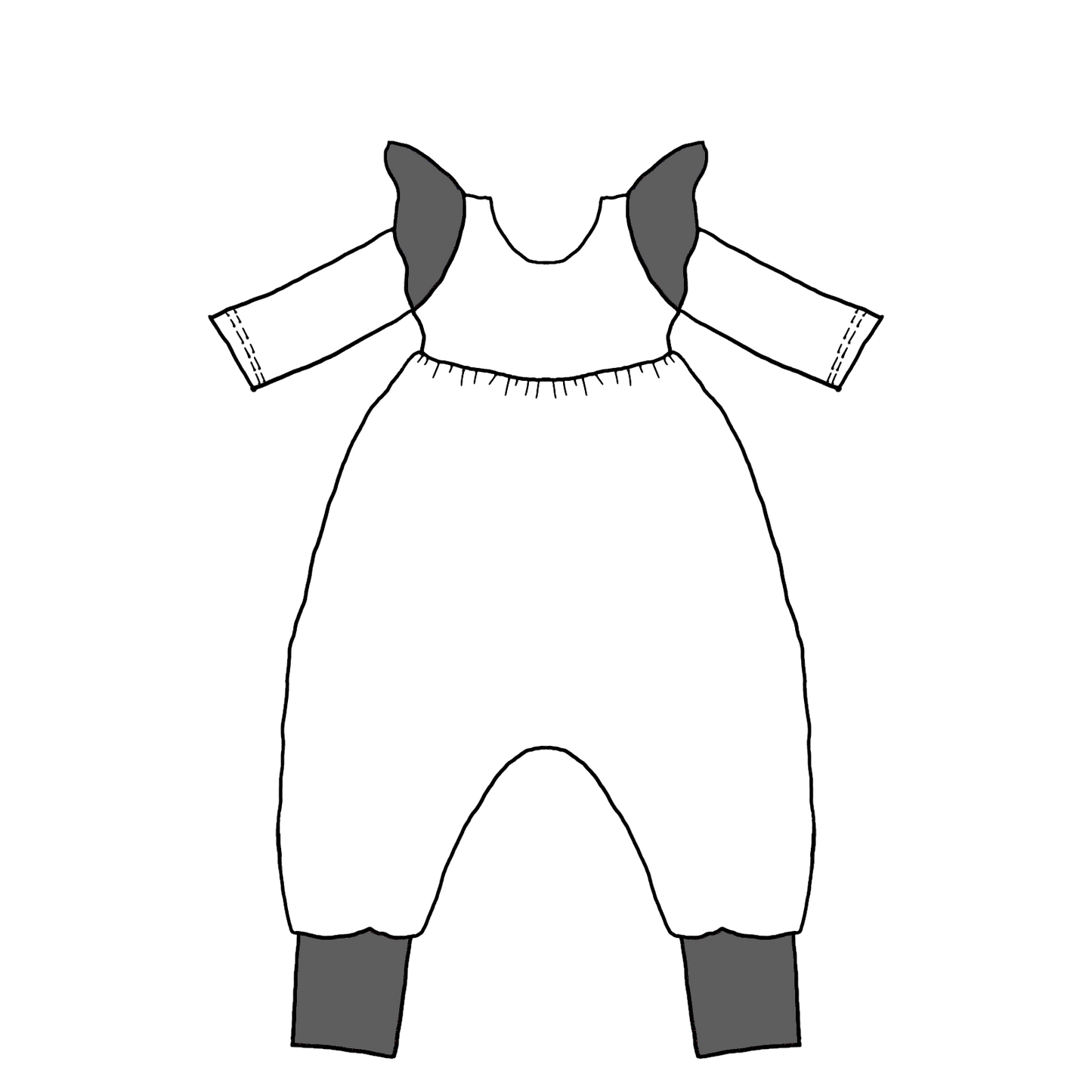 Maple Long Romper - Oh Sew Winter