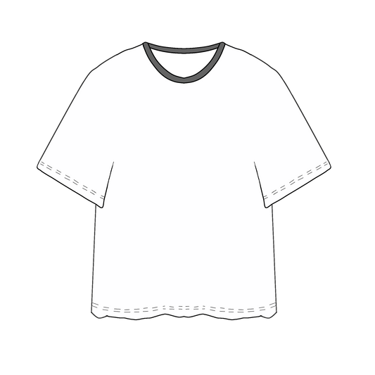 Dan Adult Oversized Tee - Oh Sew Winter