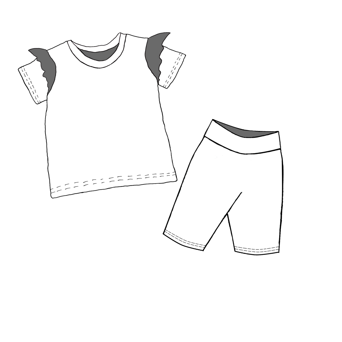 Chill Set (Tee & Shorts) - Oh Sew Autumn '26