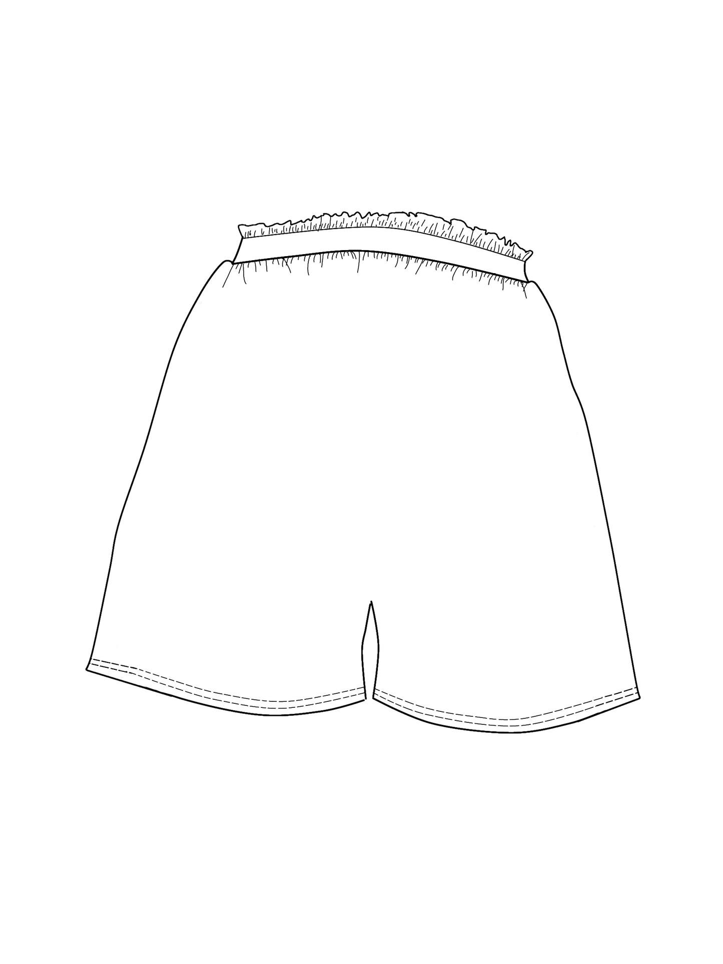 Lani Adult Paperbag Short - Oh Sew Spring Garden