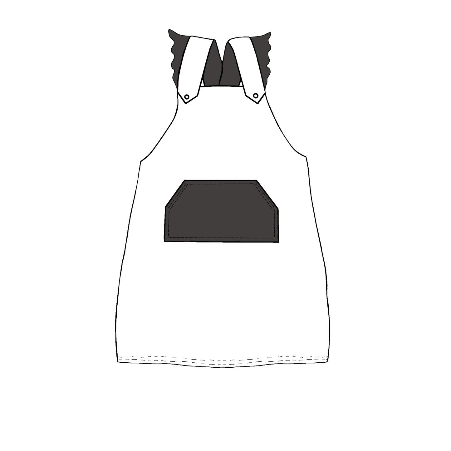 Millie Dungaree Dress - Oh Sew Winter
