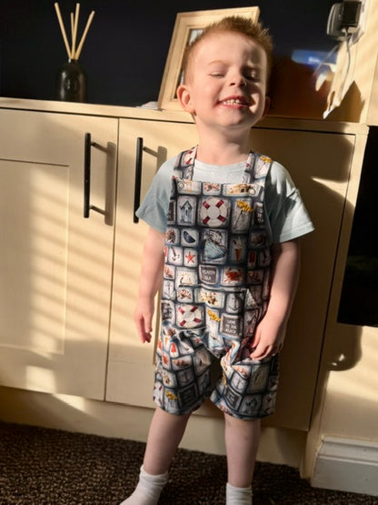 Riley Dungarees - Oh Sew Day at the Beach