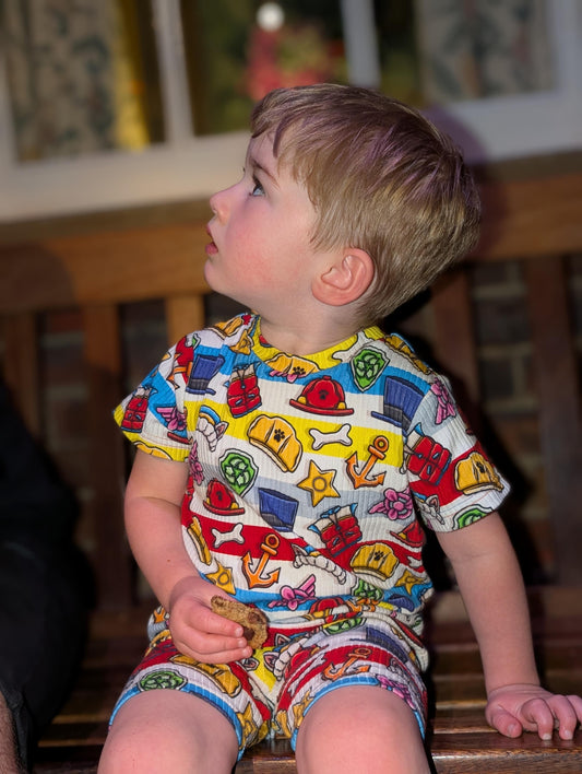 Summer Set (Tee & Shorts) - Oh Sew Summerween